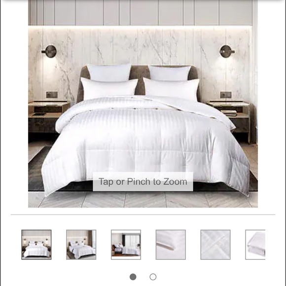 hotel grand costco Bedding Hotel Grand White Comforter From Costco